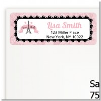 Paris BeBe - Baby Shower Return Address Labels