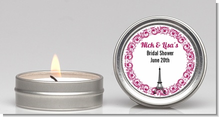Paris - Bridal Shower Candle Favors