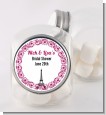 Paris - Personalized Bridal Shower Candy Jar thumbnail