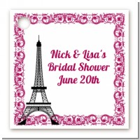 Paris - Personalized Bridal Shower Card Stock Favor Tags