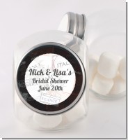 Passport - Personalized Bridal Shower Candy Jar