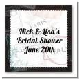 Passport - Personalized Bridal Shower Card Stock Favor Tags thumbnail