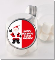 Peace Out Santa - Personalized Christmas Candy Jar