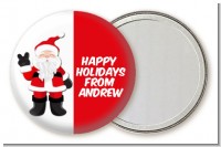 Peace Out Santa - Personalized Christmas Pocket Mirror Favors