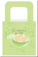 Twins Two Peas in a Pod Caucasian Two Boys - Personalized Baby Shower Favor Boxes thumbnail