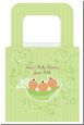 Triplets Three Peas in a Pod Hispanic Three Girls - Personalized Baby Shower Favor Boxes thumbnail