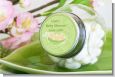 Triplets Three Peas in a Pod Caucasian Two Girls One Boy - Personalized Baby Shower Candy Jar thumbnail