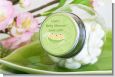 Triplets Three Peas in a Pod Asian Two Girls One Boy - Personalized Baby Shower Candy Jar thumbnail