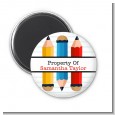 Pencils - Personalized School Magnet Favors thumbnail