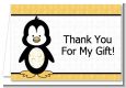 Penguin - Birthday Party Thank You Cards thumbnail
