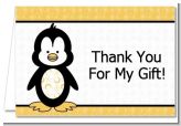 Penguin - Birthday Party Thank You Cards