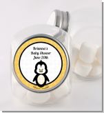 Penguin - Personalized Baby Shower Candy Jar