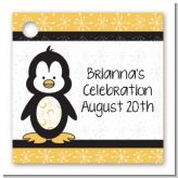 Penguin - Personalized Baby Shower Card Stock Favor Tags