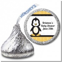 Penguin - Hershey Kiss Baby Shower Sticker Labels