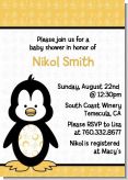 Penguin - Baby Shower Invitations