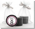 Penguin Pink - Baby Shower Black Candle Tin Favors thumbnail