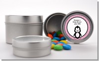 Penguin Pink - Custom Baby Shower Favor Tins