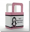 Penguin Pink - Personalized Baby Shower Favor Boxes thumbnail