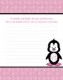 Penguin Pink - Baby Shower Notes of Advice thumbnail