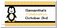 Penguin - Personalized Baby Shower Place Cards