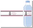 Penguin Pink - Personalized Baby Shower Water Bottle Labels thumbnail