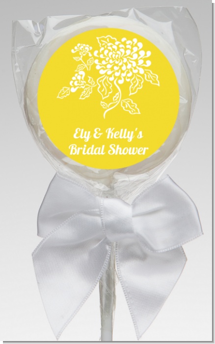 Peony - Personalized Bridal Shower Lollipop Favors