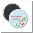 Peppermint Candy - Personalized Christmas Magnet Favors thumbnail