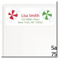 Peppermint Candy - Christmas Return Address Labels thumbnail