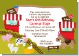Petting Zoo Carnival - Birthday Party Invitations thumbnail