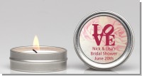 Philadelphia LOVE - Bridal Shower Candle Favors