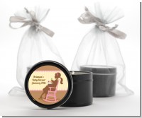 Pickles & Ice Cream - Baby Shower Black Candle Tin Favors