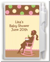 Pickles & Ice Cream - Baby Shower Personalized Notebook Favor