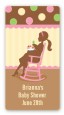Pickles & Ice Cream - Custom Rectangle Baby Shower Sticker/Labels thumbnail