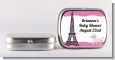 Pink Poodle in Paris - Personalized Baby Shower Mint Tins thumbnail