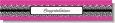 Zebra Print Pink - Personalized Birthday Party Banners thumbnail