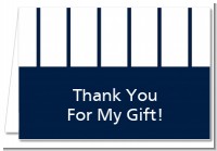 PINSTRIPES - Bar / Bat Mitzvah Thank You Cards