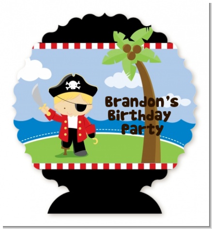 Pirate - Personalized Birthday Party Centerpiece Stand