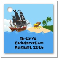 Pirate Ship - Personalized Birthday Party Card Stock Favor Tags