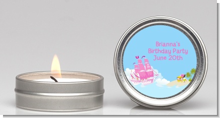 Pirate Ship Girl - Birthday Party Candle Favors