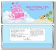 Pirate Ship Girl - Personalized Birthday Party Candy Bar Wrappers thumbnail