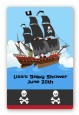Pirate Ship - Custom Large Rectangle Birthday Party Sticker/Labels thumbnail