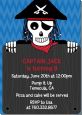 Pirate Skull - Birthday Party Invitations thumbnail