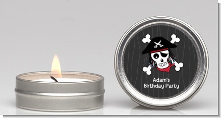 Pirate Skull - Birthday Party Candle Favors