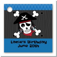 Pirate Skull - Personalized Birthday Party Card Stock Favor Tags