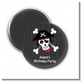 Pirate Skull - Personalized Birthday Party Magnet Favors thumbnail