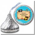 Pirate Treasure Map - Hershey Kiss Birthday Party Sticker Labels thumbnail