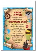 Pirate Treasure Map - Birthday Party Petite Invitations