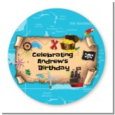 Pirate Treasure Map - Personalized Birthday Party Table Confetti