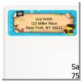 Pirate Treasure Map - Birthday Party Return Address Labels thumbnail