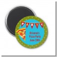 Pizza Party - Personalized Birthday Party Magnet Favors thumbnail